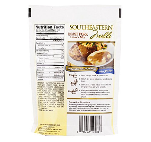 Southeastern Mills Roast Pork Gravy Mix, 4.2 Oz. Package (Pack of 2) - Thumbnail 2