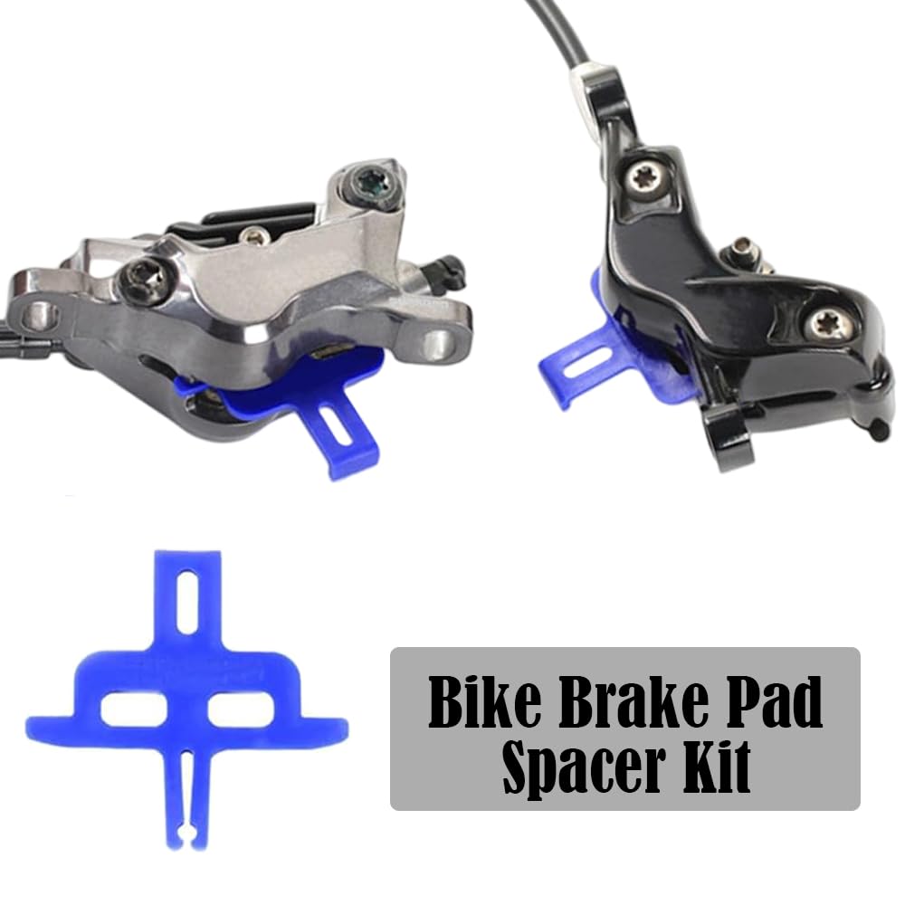 8 Pcs Hydraulic Disc Brake Pads Durable Bicycle Brake Spacer Universal Bike Oil Disc Protector Bike Parts Cycling Accessories Prevent Empty Pinch Mountain Bike Oil Disc Protector - Image 4