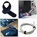 immagine 2XITAER Clip di Cavi, 30 pezzi Organizer Cavi, Raccogli Cavi, Sistema di Gestione del Cavo con Adesivo Robusto per TV PC Laptop Casa Ufficio, Nero
