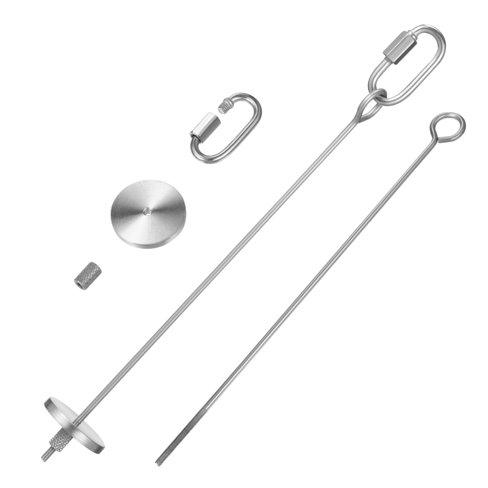 TOGEVAL Bird Fruit Skewers for Vegetables and Fruits 2 Pcs Stainless Steel Strong Sturdy Food Holders with Penetrating Design for Parrots and Cockatiels in Bird Cages