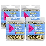 FaberCastell Pack-its Brass Plated Paper Fasteners, 3/4
