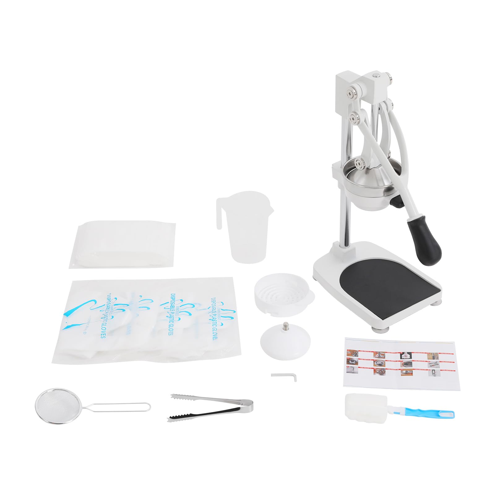 Exprimidor manual, exprimidor de limones comercial, exprimidor profesional con base antideslizante para cítricos, perfecto para el hogar y la restauración