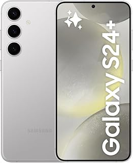 Samsung Galaxy S24+ AI Smartphone, Android Mobile Phone without Contract, 12 GB RAM, 256 GB Memory, 50 MP Camera, Long Battery Life, Marble Grey