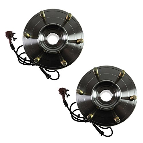 Image of TRQ 2 Piece Rear Wheel Bearing & Hub Assembly Set Compatible with 2004-2010 Infiniti QX56 2005-2012 Nissan Armada 2004 Pathfinder Pathfinder Armada