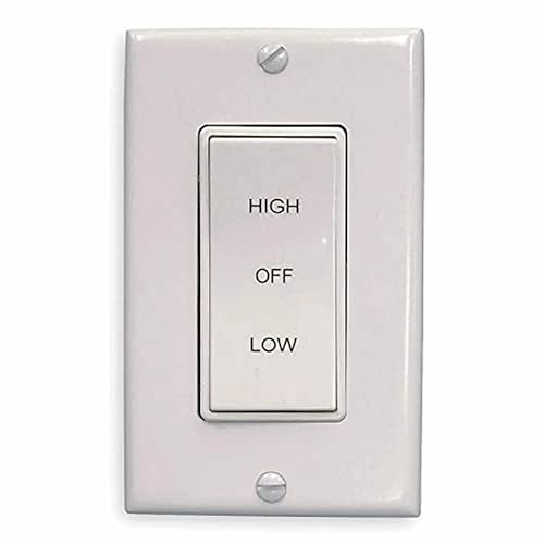 Miniatura 4 de Air+Health Cascade PSC - Ventilador para toda la casa con amortiguador de gravedad con interruptor de pared de 2 velocidades 3339 CFM