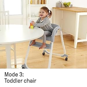 Ingenuity SmartClean Trio Elite 3-in-1 High Chair, Use 6 Months to 5 Years, Includes Dishwasher-Safe Tray, Convertible to Booster Seat & Toddler Chair — photo 6 of 6