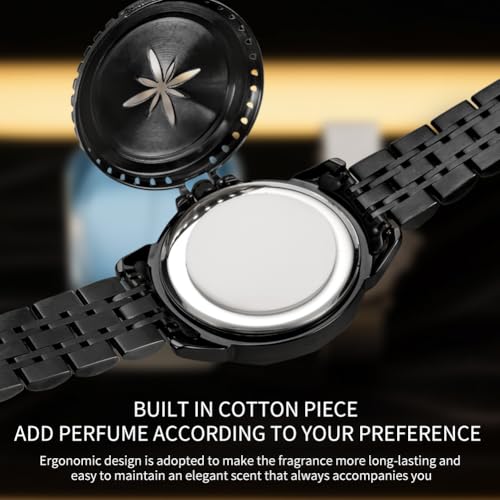 Image of OLEVS Mens Watches Analog Quartz Original Perfume Watch for Man Diamond Stainless Steel Waterproof Calendar Stylish Business Men's Branded Watches