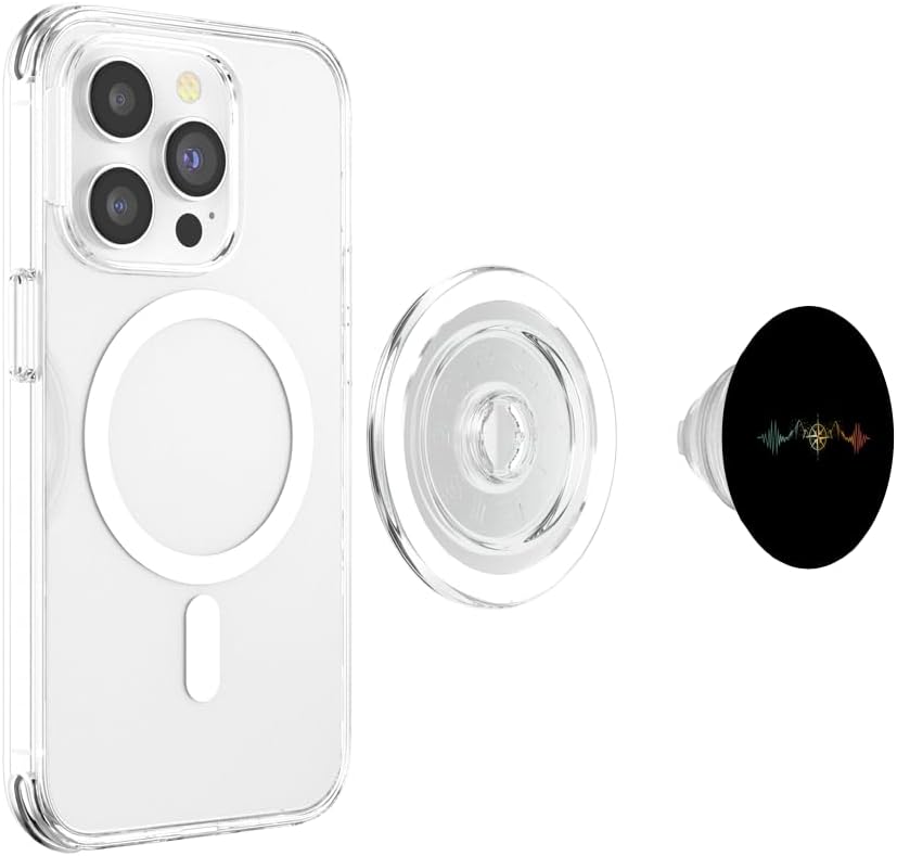Compass Heartbeat Hiker Trek Outdoor Mountain Climbing PopSockets PopGrip for MagSafe