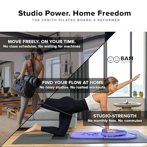 BAM athletica karma 2025 Foldable Pilates Reformer Board の商品画像 1