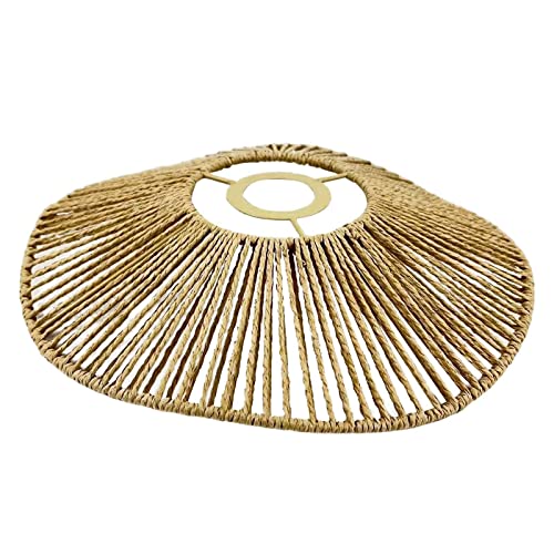 MagiDeal Lampenschirm aus geflochtenem Seil, rustikale...