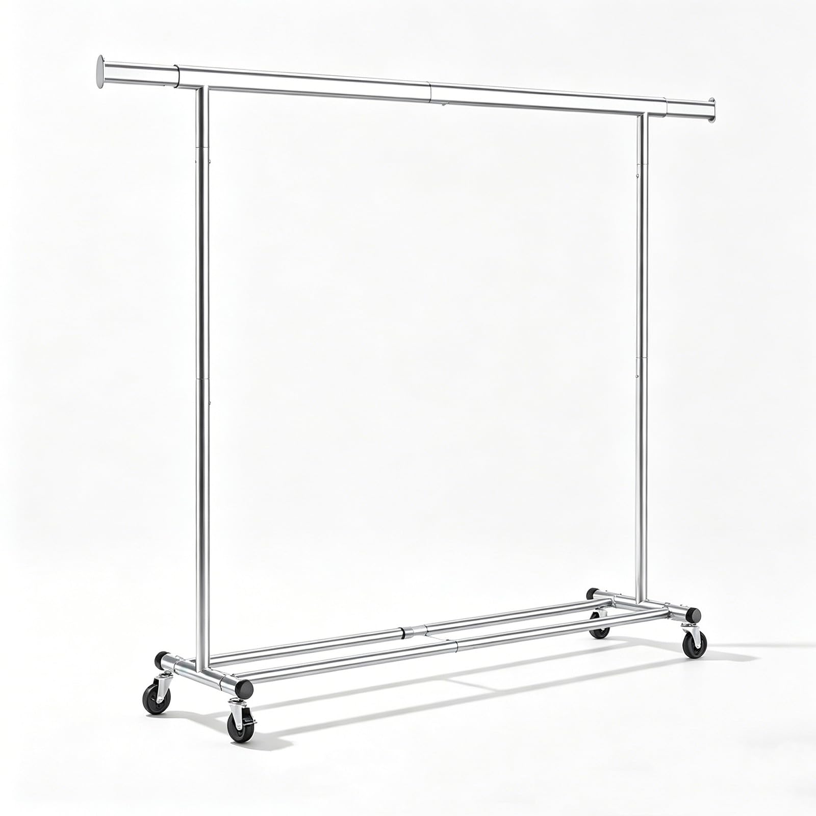 GHSIRUEU Heavy Duty Clothes Rack Load 330 LBS Standing Metal Clothing Rack
