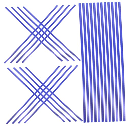 KOMBIUDA 72pcs Bicycle Covers Protective Wheel Sleeves for Motorcycles Mountain Bikes Plastic Durable Rim Protectors Reflective Stripes