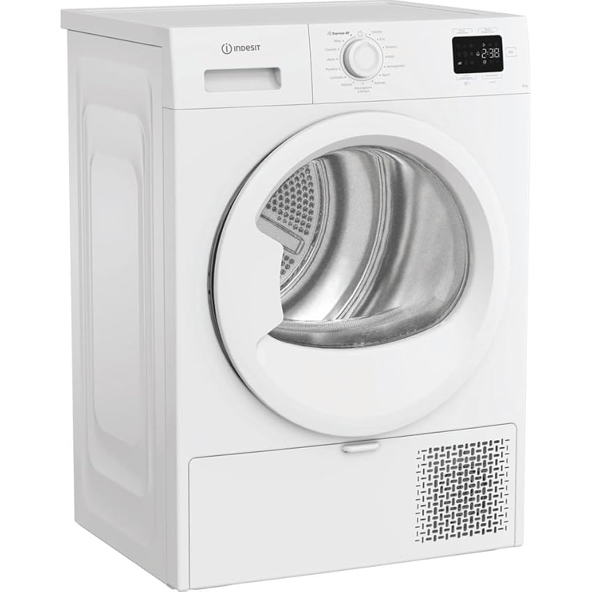 Indesit C YD 83D WW IT – Asciugatrice 8 Kg A Pompa di Calore, Libera Installazione, Classe D, Filtro 2 In 1, Ciclo Veloce, Cotone Eco, Refresh. 84,6 x 59,8 x 54,5 cm