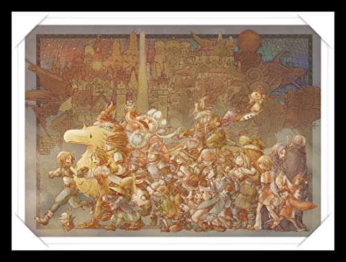  BAZAVERSE - FINAL FANTASY IX 9 POSTER A4 (29,7 x 21) Quadri, Cornici, Poster da Parete - PsOne, Retrogames, PSX, Gidan, Garnet, RPG - Fatto a Mano Idea Regalo Cod.06
