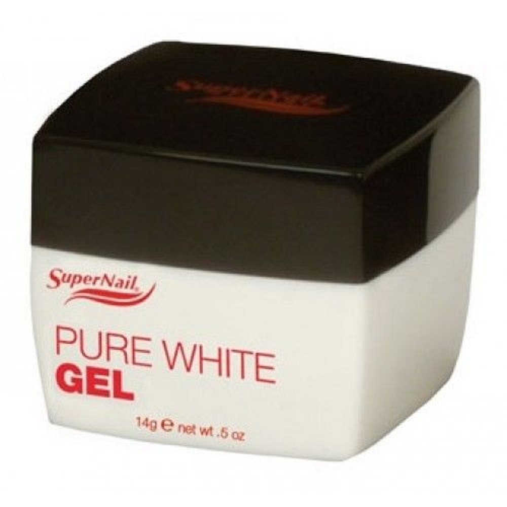 SuperNail china Glazes UV Gel Pure White