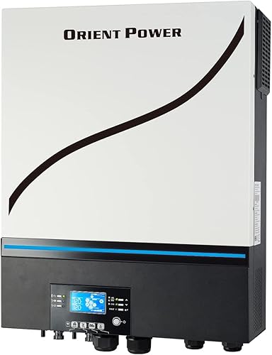 Inversor de fase dividida 120VAC 60Hz 48V 6500W LV6548 Off Grid Solar Inverter Cargador Blanco