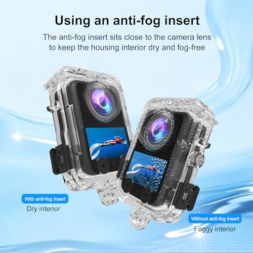 Image of Osmo 360 Waterproof Case, 40m /131FT Underwater Housing with 97% High Transmittance AR Coating Anti-Fog Scratch-Resistant for DJI Osmo 360 Protective Cover Diving Surfing Swimming Skiing