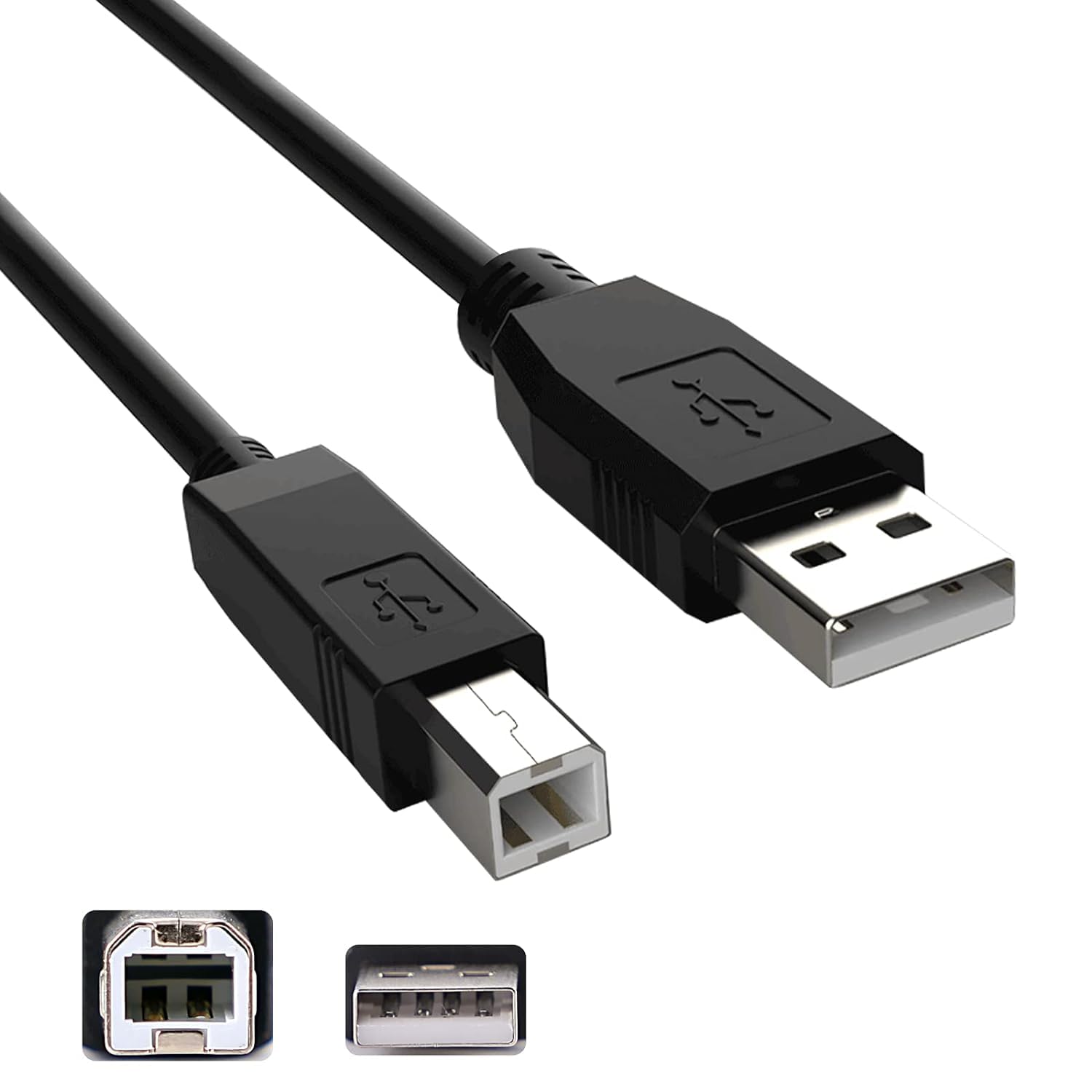 DARAHS 6Ft USB Cable 2.0|Type-A to Type-B Cable Cord|High Speed Cord for Audio Interface, Midi Keyboard, Microphone, Mixer, Speaker, Monitor, Instrument, Laptop For Multipurpose Use (3 M) (B0D4F1JHH1) Amazon Price History, Amazon Price Tracker