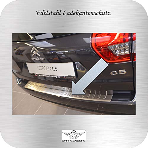 Spangenberg Protección de acero inoxidable para borde de carga para Citroen C5...