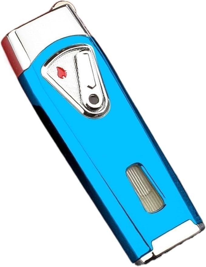 Encendedor de butano con llama dual azul y antorcha ajustable