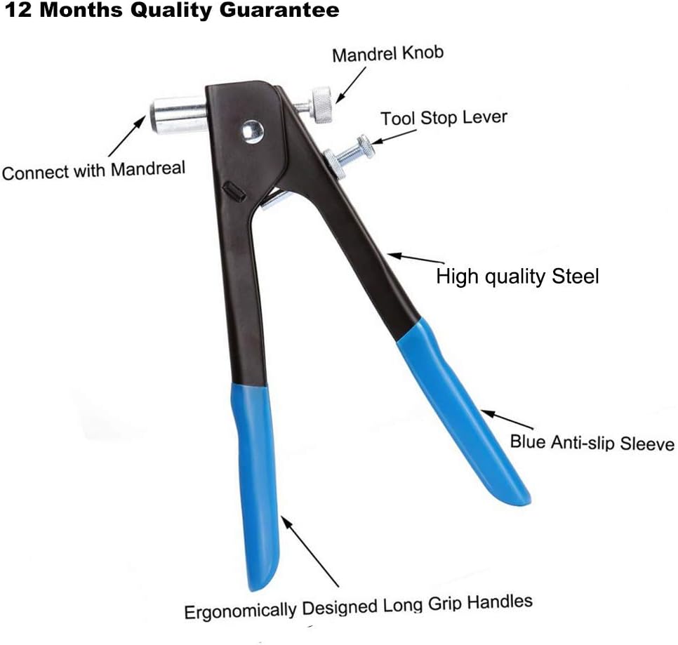 Buy Speder 136pcs Rivet Nut Tool Kit Rivnut Tool Blind Nut Rivet Gun Kit Wrench Threaded Insert Rivnut Nutsert M6 M3 M4 M5 M8 Set For Furniture Decration Car Trailer Boat And More Online In Indonesia B07nvspynm