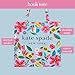 kate spade new york Cute Canvas Tote Bag for Women, Canvas Beach Bag, Book Tote with Pocket for Mother's Day, Safari Floral