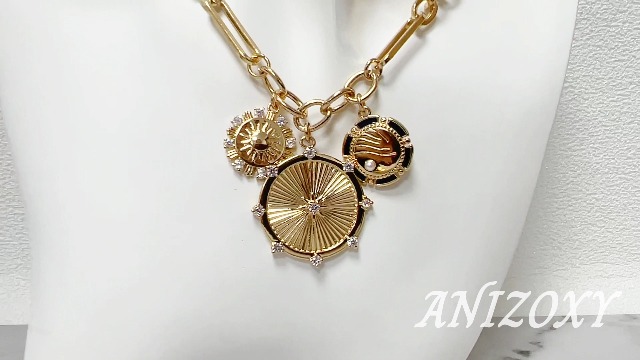 Amazon.com: ANIZOXY Sun Mountain River Landscape Necklace for