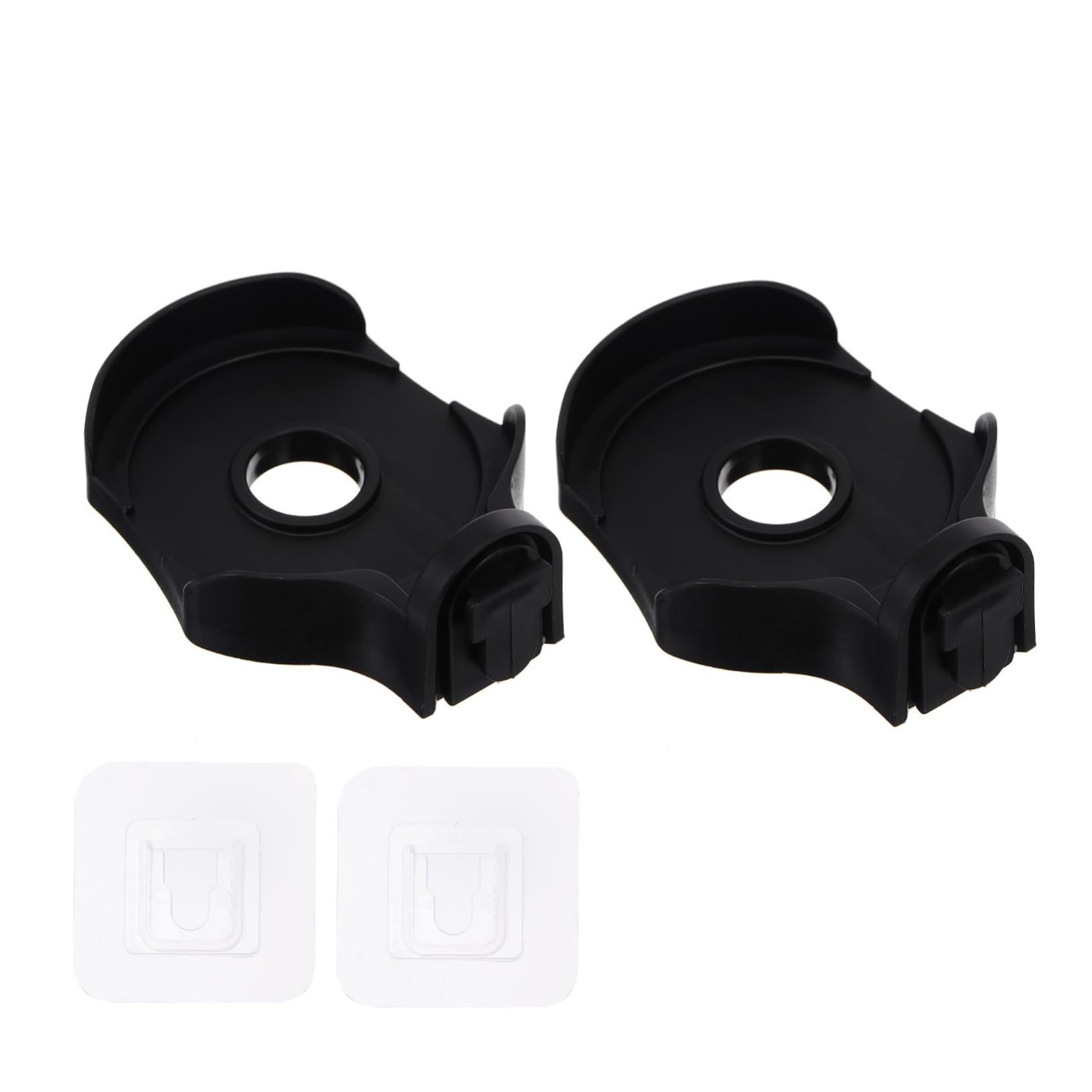 MUCKLILY Wall Bracket for Soap Dispenser No-Punch Installation Wall-Mounted Soap Dispenser Bracket Gel Bottle Holder Abs Material for Office Hospital Home