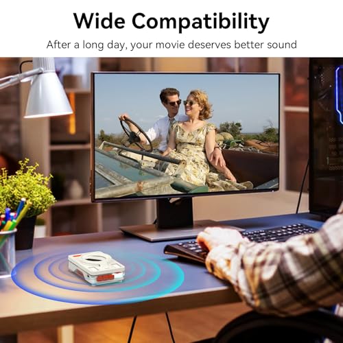 Image of ANCwear Bluetooth Speaker Phone Stand for Desk, Adjustable Holder | Bluetooth 5.4 audio stand with TF card slot for music and hands-free viewing in the kitchen, bedroom, office or travel