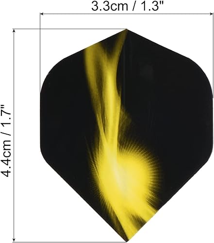 Miniatura 2 de PATIKIL Dart Flights - Accesorios de dardos PET para punta de acero suave