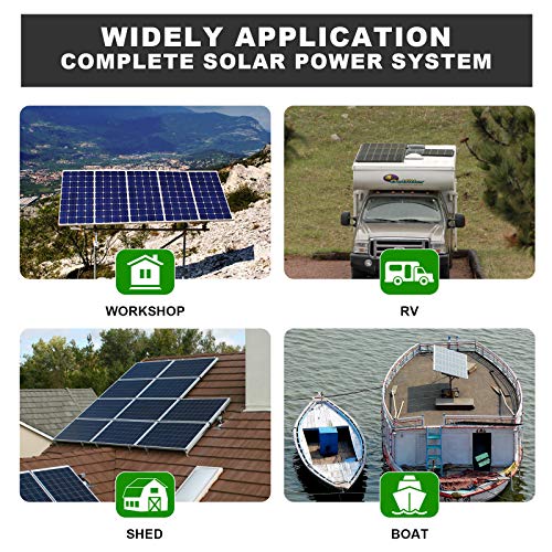 ECO-WORTHY 3 kW·h Solarmodul System mit All in One Wechselrichter 720 W 24 V Solarpanel Kit für netzunabhängige… – Bild 8