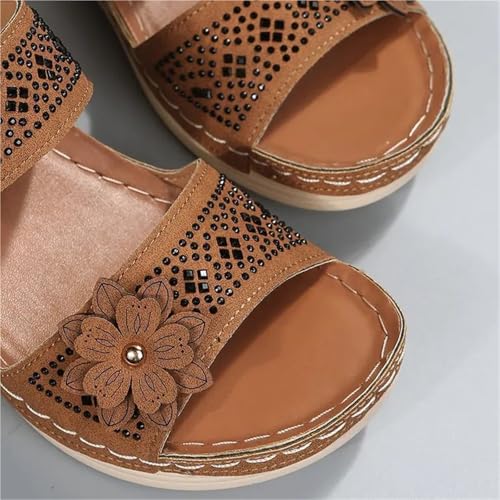 Summer Women Wedge Open Toe Sandals Vintage Casual Female3