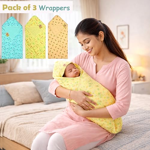 Image of Infantbond 56 In 1 Baby Products All New Born Combo|Gift Set|Essentials|Hospital Kit|Clothes|Infant Essentials|Baby Shower|Complete Daily Items Combo(0-6 Months) (Apple) (Pink For Baby Girl)