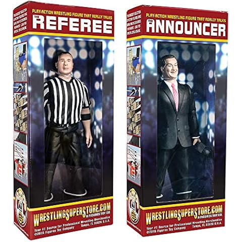 Special Deal: Talking Referee & Ring Announcer Wrestling Figures Cover