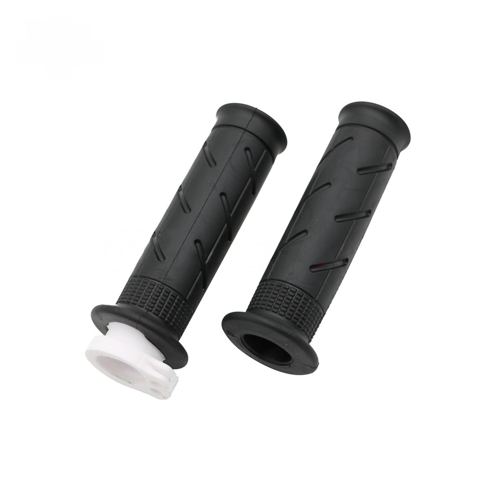 Empuñaduras Manillar Empuñadura De Goma De Doble Acelerador para Motocicleta, Empuñaduras De Agarre Universales, Funda De Goma Antideslizante para Manillar De Motocicleta(13cm)