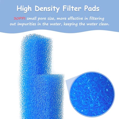 Image of SHIGATSU 12 Pack Replacement Filter Sponge Foam for Seachem Tidal 35 Filter
