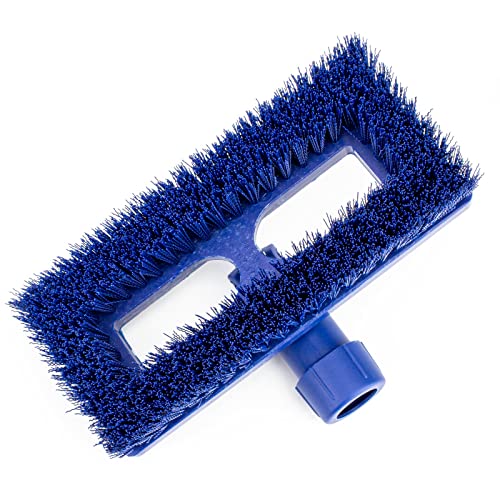 Image of SPARTA 3638831EC14 Polyester Rectangle Scrub Brush, Floor Brush, Cleaning Brush With Swivel Head For Cleaning, 8 Inches, Blue