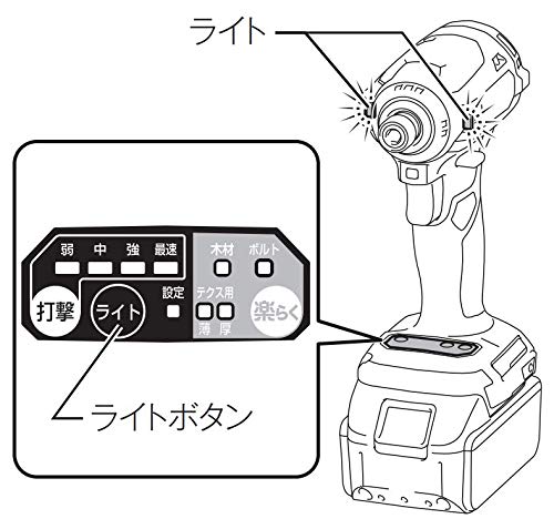 Amazon | マキタ インパクトドライバTD171(18V)白 トルク180Nm