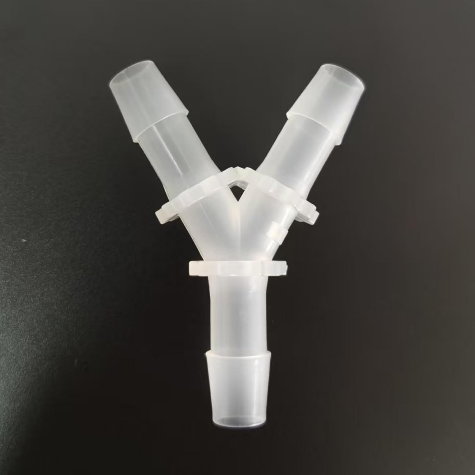 Y-Type Hose Barb Fitting - 3 Way Equal Barbed Adapter for Laboratory and Food Machinery - 25 Pack(9.6mm 3/8inch)