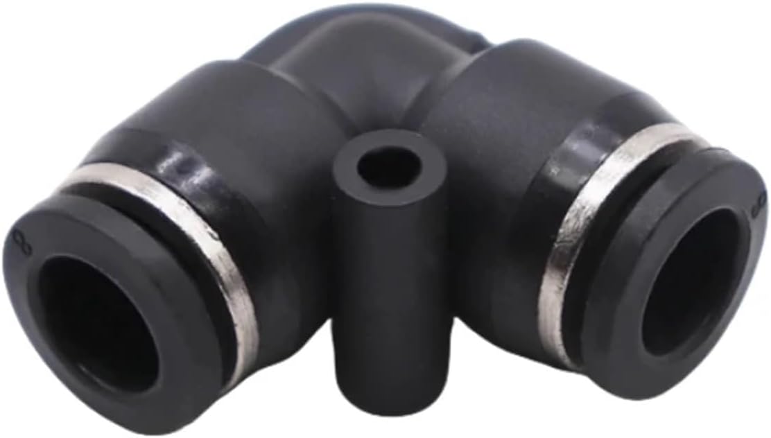 Pneumatic Connect Coupler Push to Connect Air Fitting Kit for 4/6/8/10/12/16mm Tubing PU PY PE PV Nylon Hose Water Pipe(PV,8MM_10PCS)