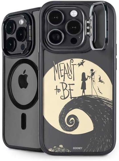 Skinit Kickstand Phone Case Compatible with iPhone 16 Pro - Officially Licensed Disney The Nightmare Before Christmas Jack on Spiral Hill Art Design