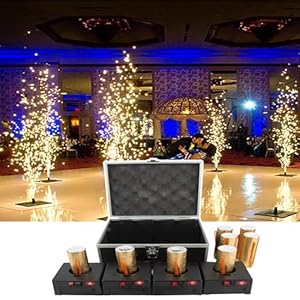 GCLCPAEN Elektronische Feuerwerksmaschine mit 4 Empfängern