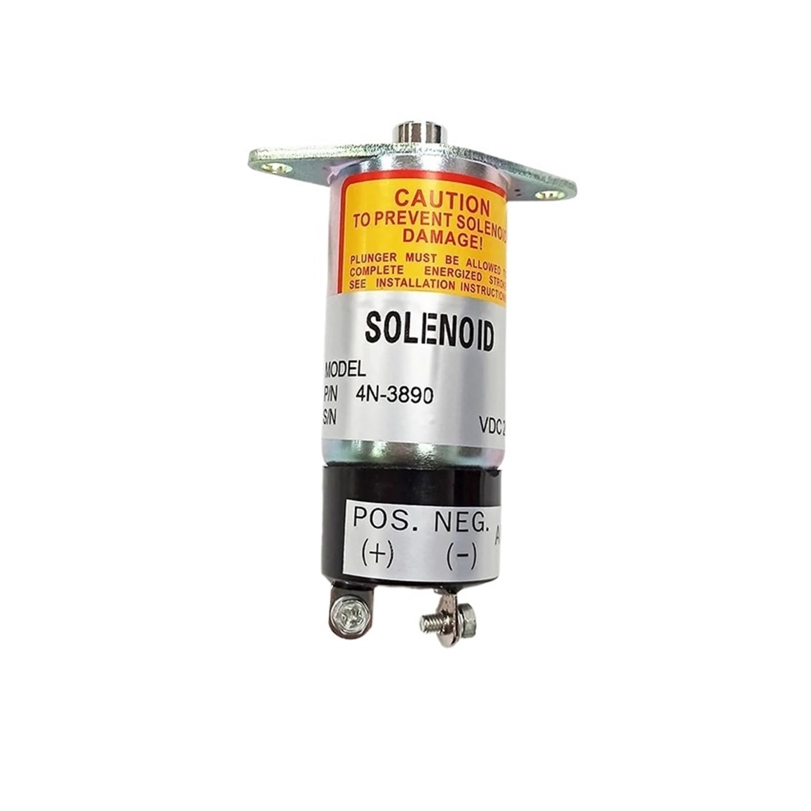 Pabzoineid Excavator 4N-3890 Stop Solenoid Fuel Shutdown Solenoid 4N3890 for 235 Engine 3408B 3306 3304 3406B D330C 3406 3408