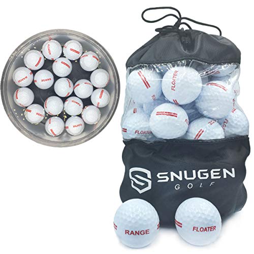 Snugen (Tm) Floater Golf Range Balls, Practice Floating Balls