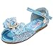 AIYIMEI Mädchen Prinzessin Sandalen Kinder ELSA Schuhe Partei Glitzer Kristall Schuhe Mädchen Kostüm Zubehör Karneval Verkleidung Party Aufführung Fasching Tanzball Groß 22-36 3-11 Jahre