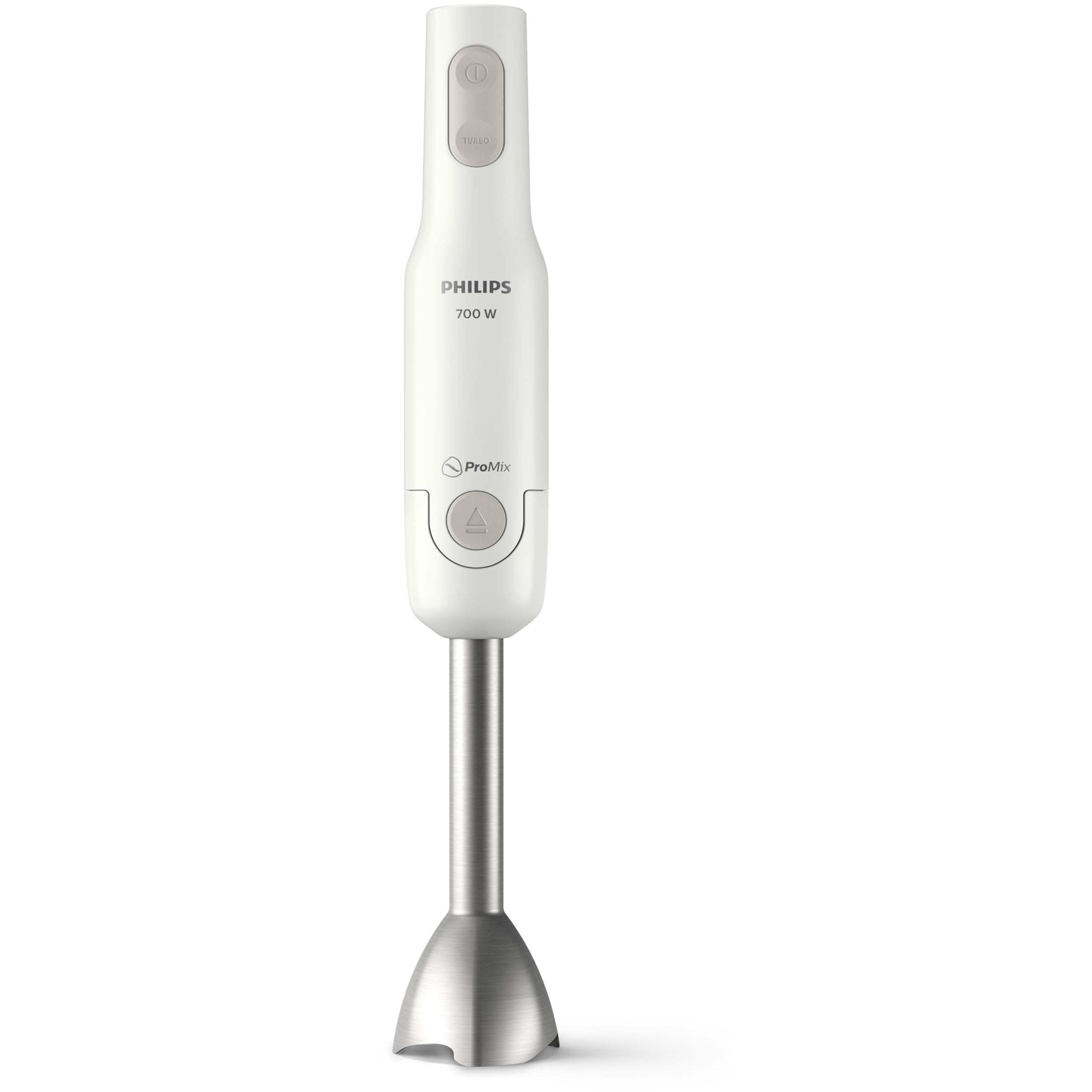 Philips Daily Collection ProMix Stabmixer, Intuitiv Einfach, Leistungsstark, 650 W, Ergonomisches Design, Spritzschutz für Messereinheit, Kunststoff/Metall (HR2534/00)