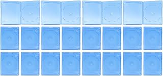 Veemoon 20 Peças Caixa De Disco De CD Capas De CD Transparente Capas De CD Único Capas De Dvd De Plástico Capa De CD Capas De CD Transparente Capas De Dvd Único Capas De Joias De Dvd