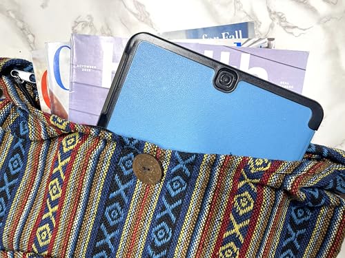 Image of Woven Hippie Crossbody - Hobo Sling Shoulder Bag - Thai Cotton Boho Messenger Purse - Medium