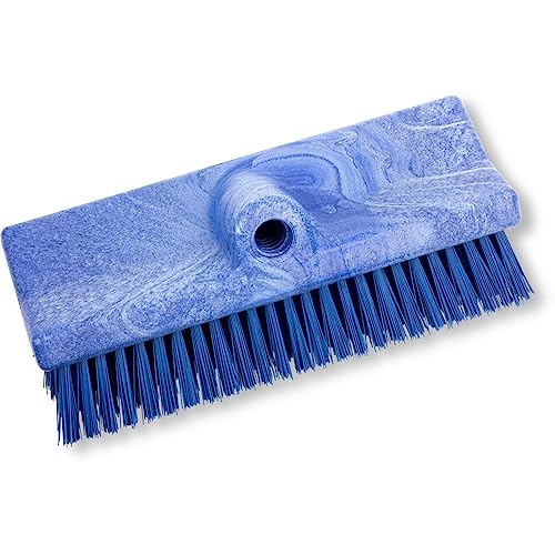 Image of SPARTA 40423EC14 Plastic Floor Scrub Brush, Wall Brush, Equipment Brush With Nonabsorbent Bristles For Industrial Kitchens, Hospitals, Commercial Cleaning, 10 Inches, Blue, (Pack of 2)