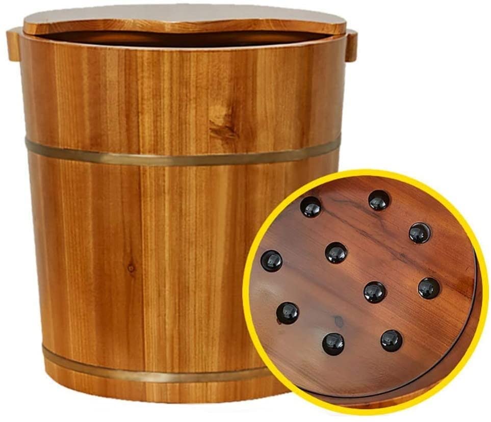 Balde de baño de pies de madera para uso doméstico